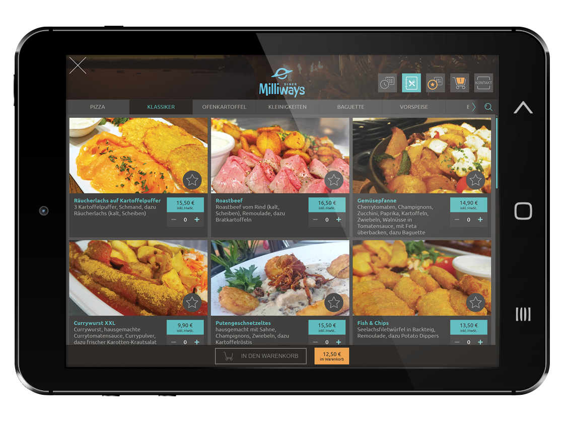 RESERViSiON ordering Tablet Widget RESERViSiON ordering Tablet Widget