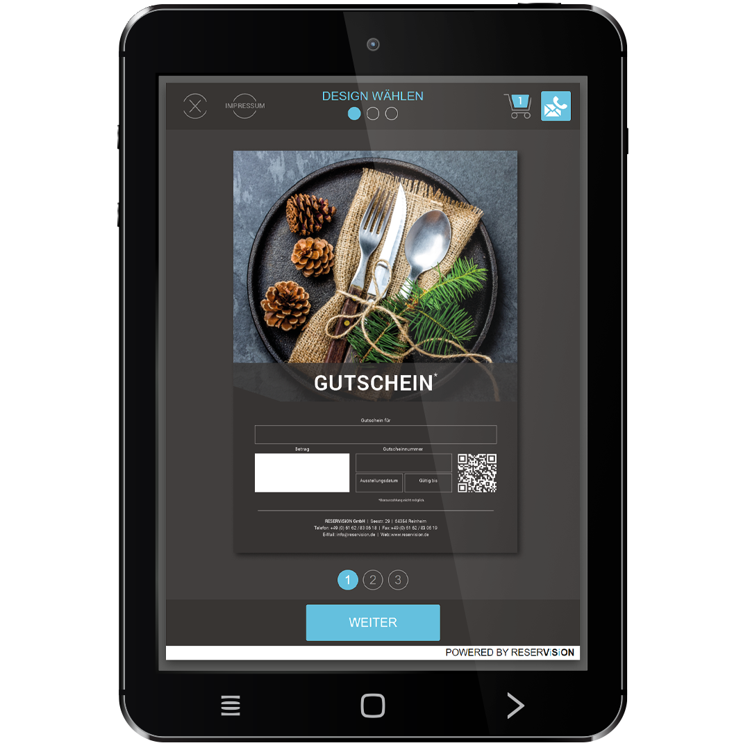 RESERViSiON voucher Widget RESERViSiON voucher Widget