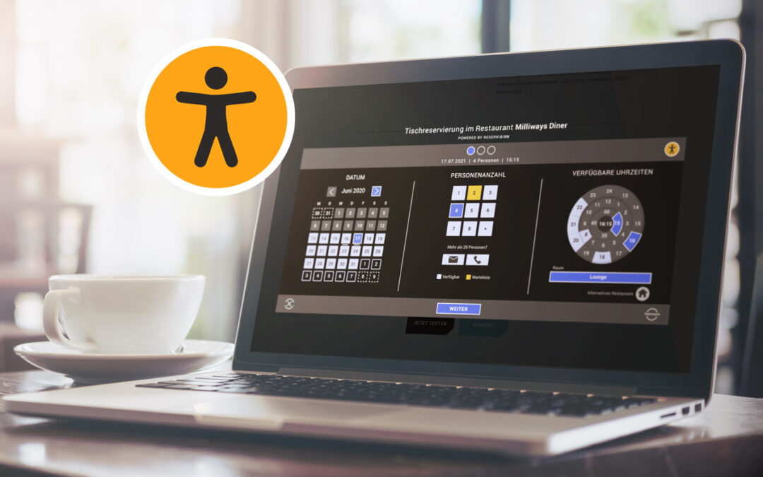 Barrierefreies Reservierungs-Widget
